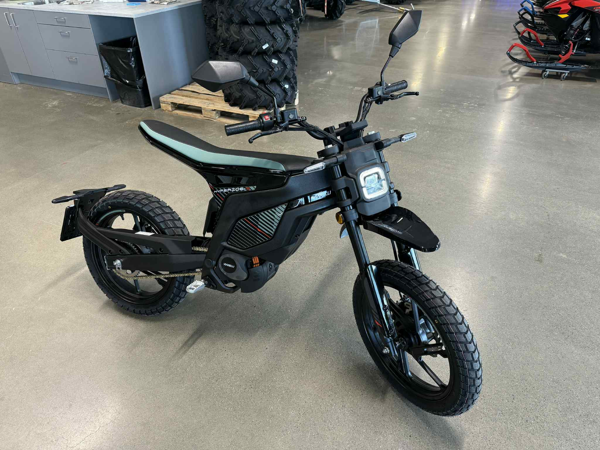 Produktbild 1 - Viarelli Hyperide-S 4000 W Black/Green Klass 1 45 