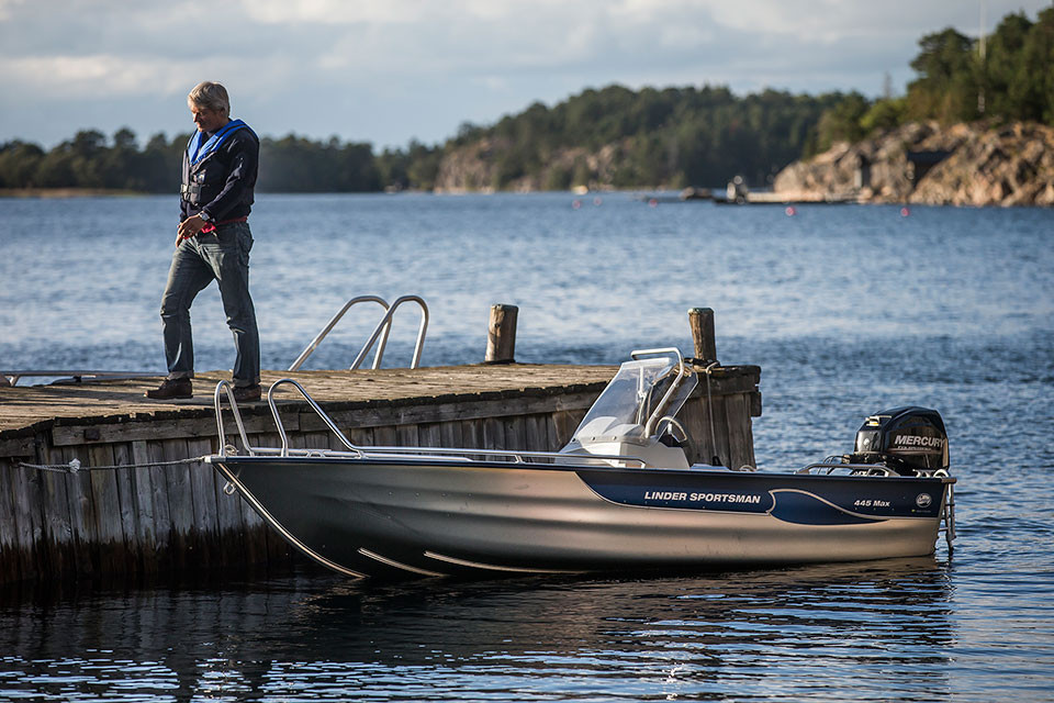 Produktbild 1 - Linder SPORTSMAN 445 Max GPS 92 Mercury F30 ELPT -