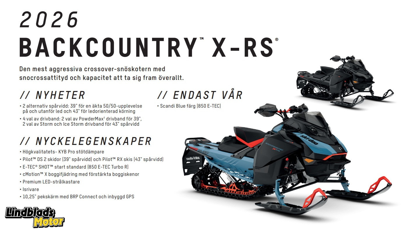 Produktbild 1 - Ski-doo Backcountry X-RS 850 E-TEC 146in 3700mm 2.