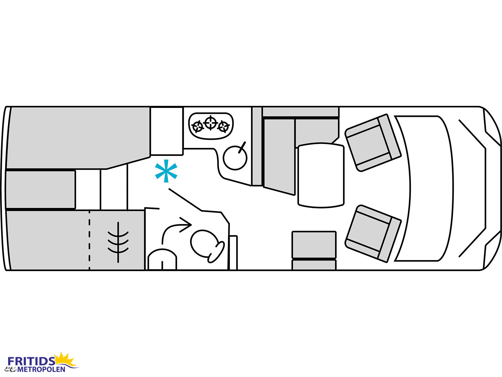 Produktbild 1 - Bürstner B66 TD 690 Nyhet! Skyroof-Dieselvärme  20