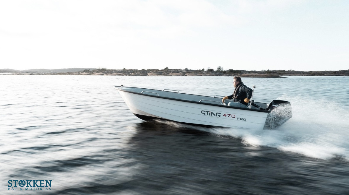 [general.product.image.short] 1 - Sting UTSTILLINGSBÅT - Sting 470 Pro - Mercury 25h