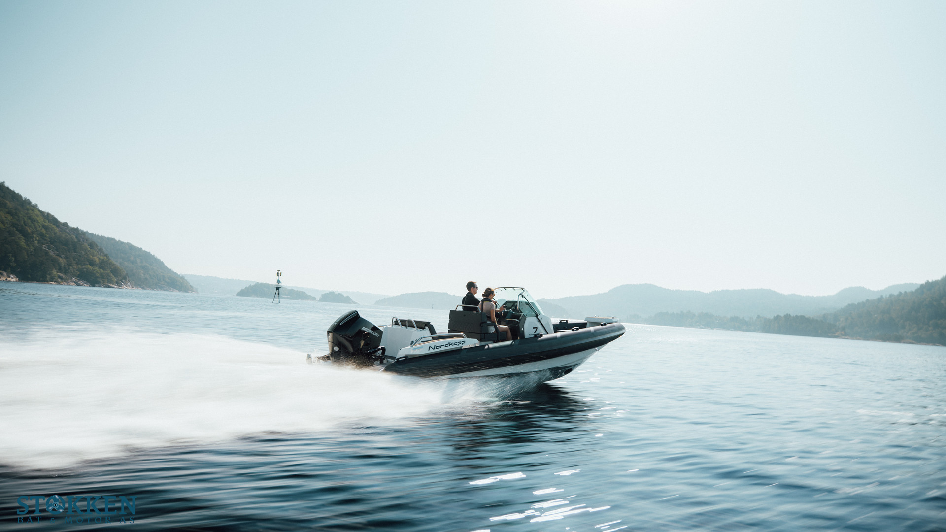 [general.product.image.short] 1 - Nordkapp Airborne 7 RIB - Hvit Mercury Verado 250h