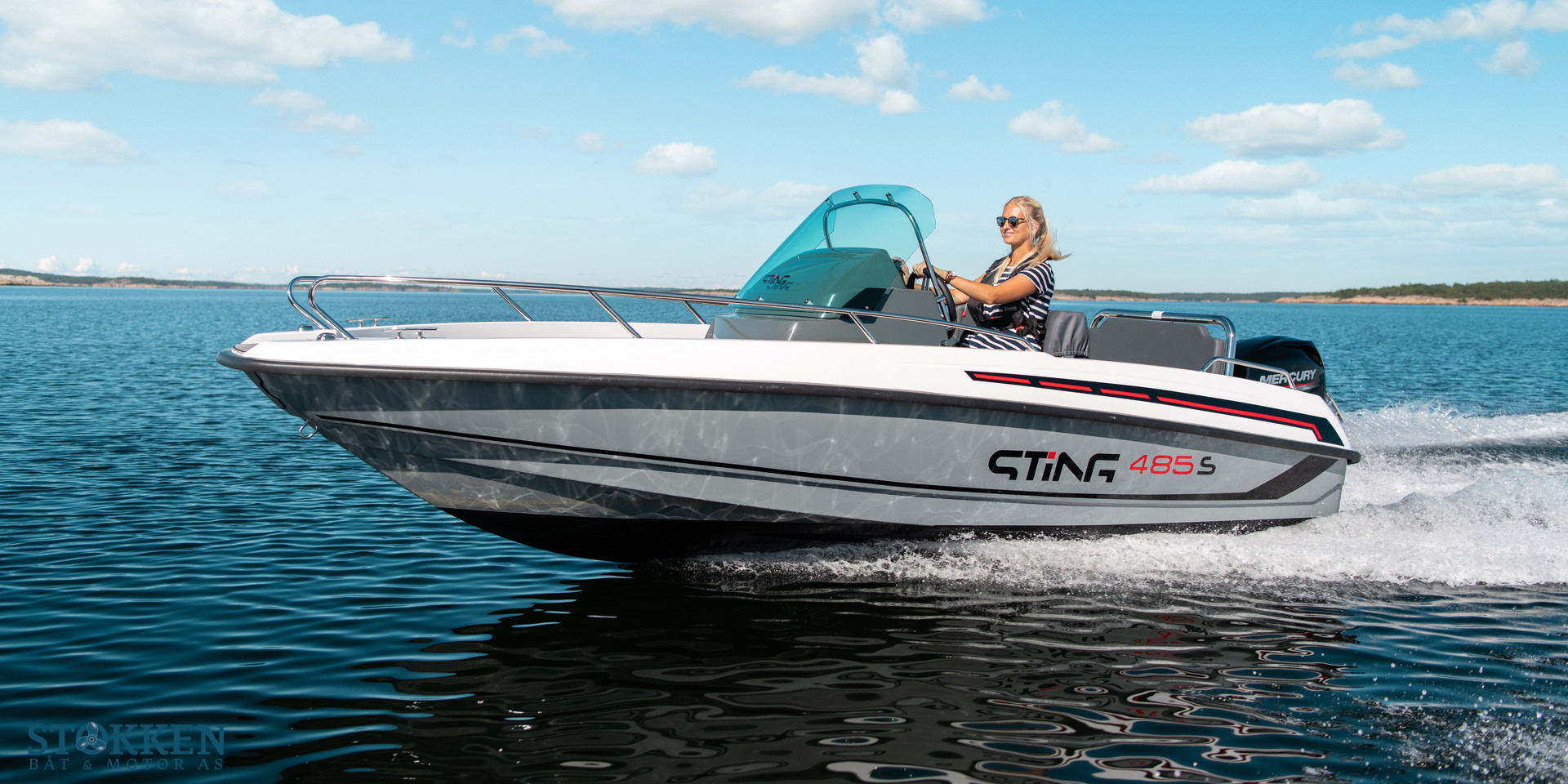 [general.product.image.short] 1 - Sting 485S - Mercury 60HK - Comfortpakke / S-deck 