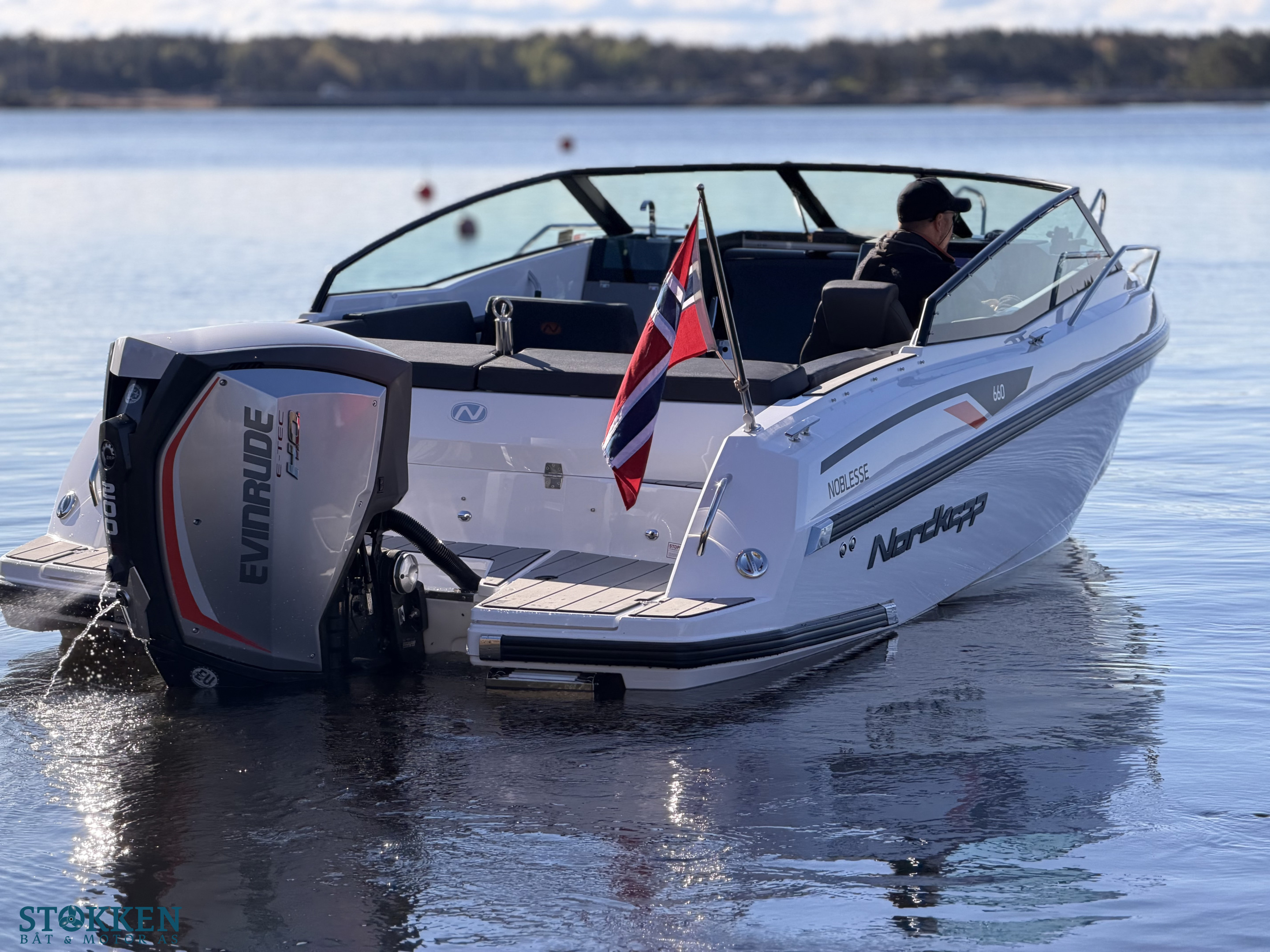[general.product.image.short] 1 - Nordkapp Nobless 660 - Evinrude 200hk H.O G2 - Ink