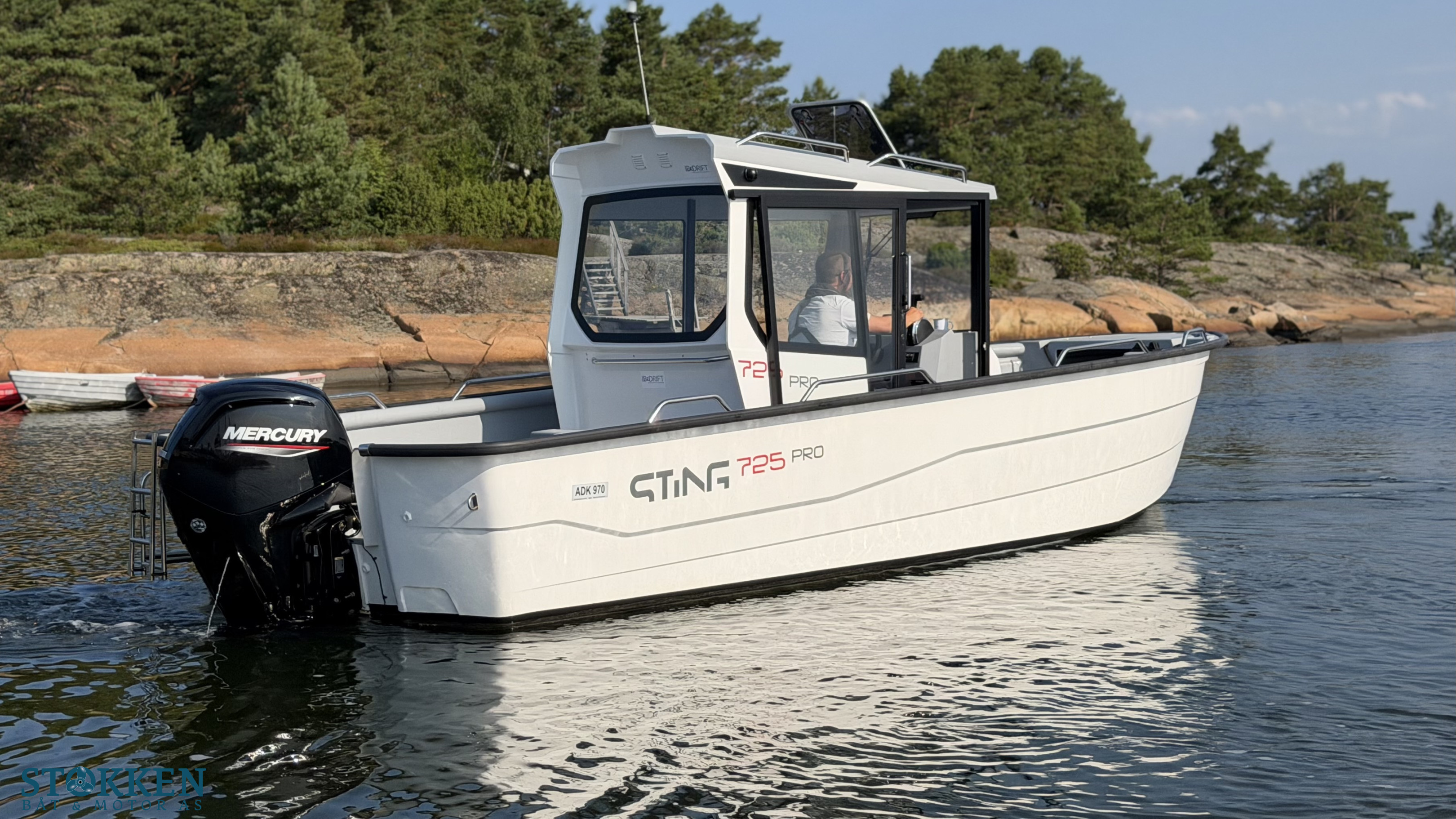 [general.product.image.short] 1 - Sting 725 Pro+ Cabin XL - Mercury 115hk CT - Den k