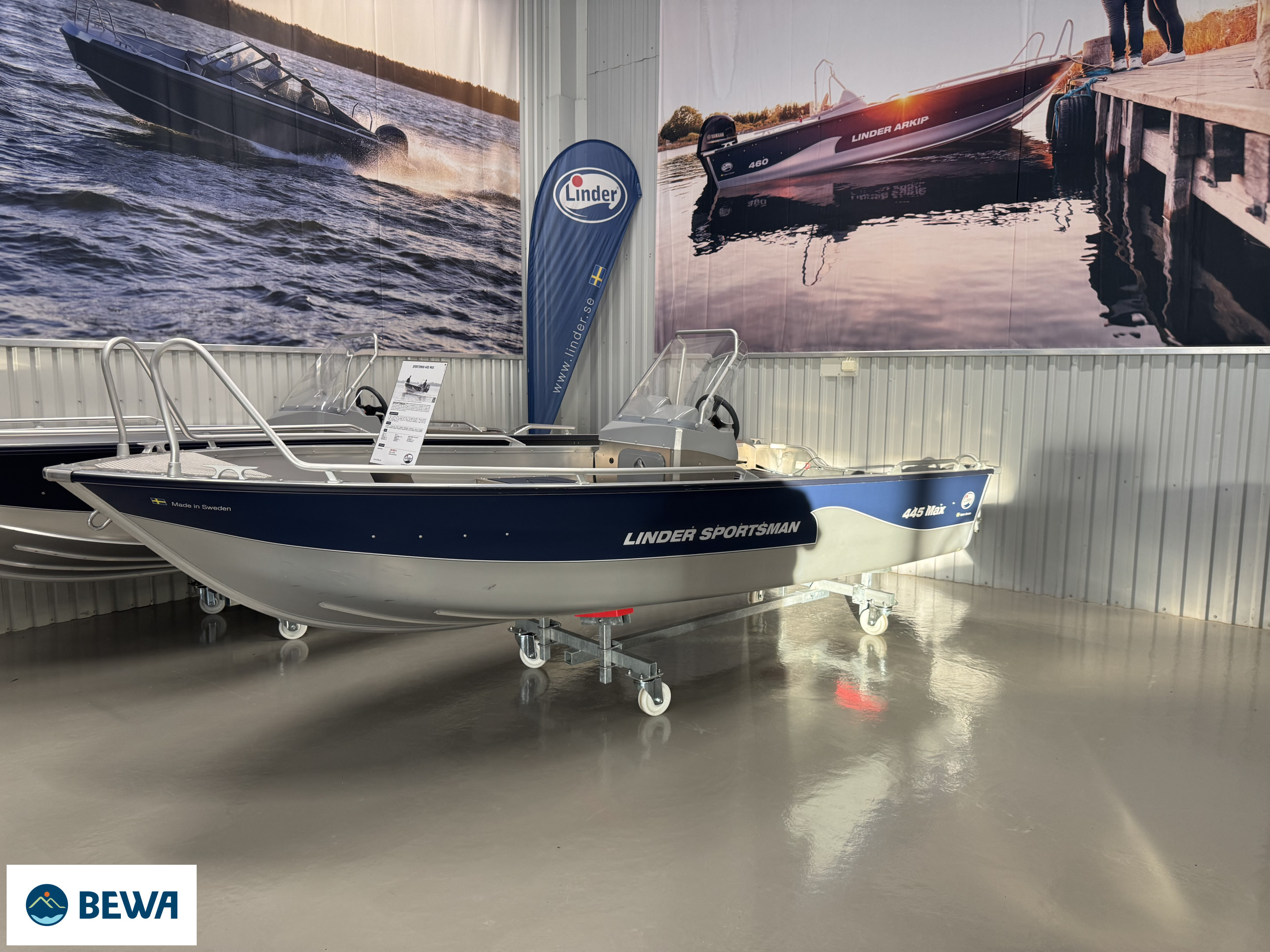 Produktbild 1 - Linder 445 Sportsman Max ink Yamaha F25 2023