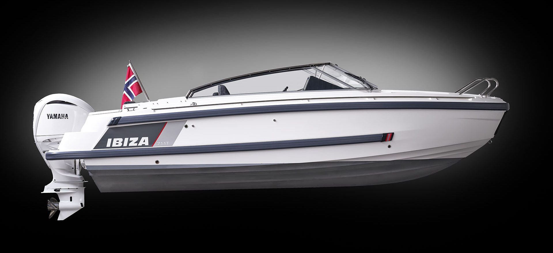 Produktbild 1 - Ibiza 770 Touring Yamaha F250 XSB2 White  2026