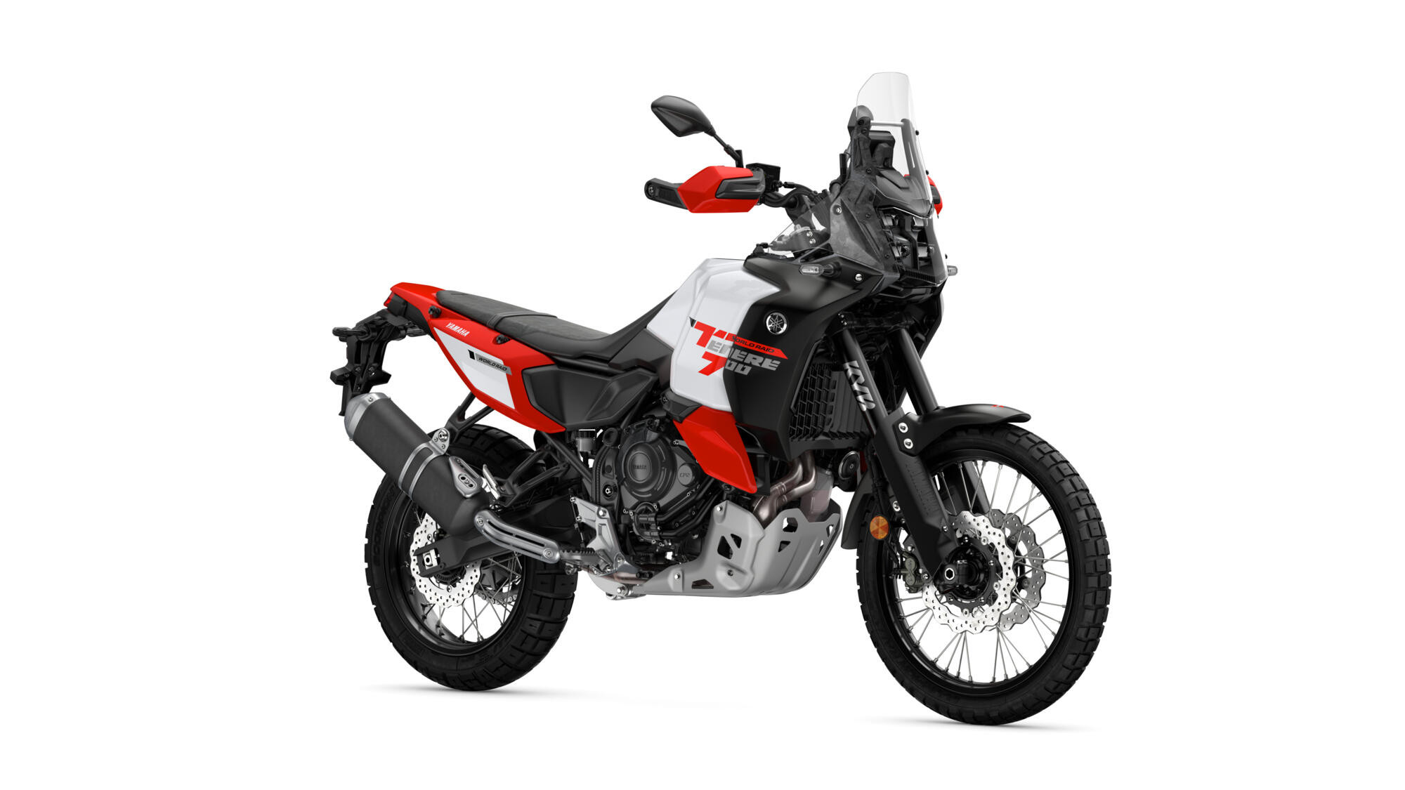 Produktbild 1 - Yamaha Tenere 700 World Raid Redline White 2026 Fö