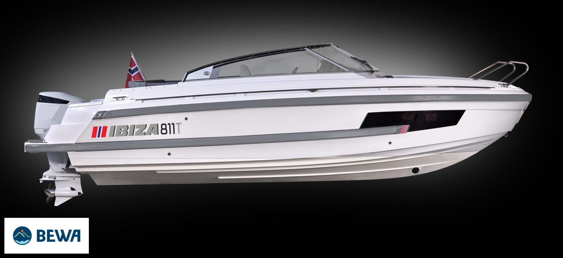 Produktbild 1 - Ibiza 811 Touring Yamaha F300 XSB2 White  2026