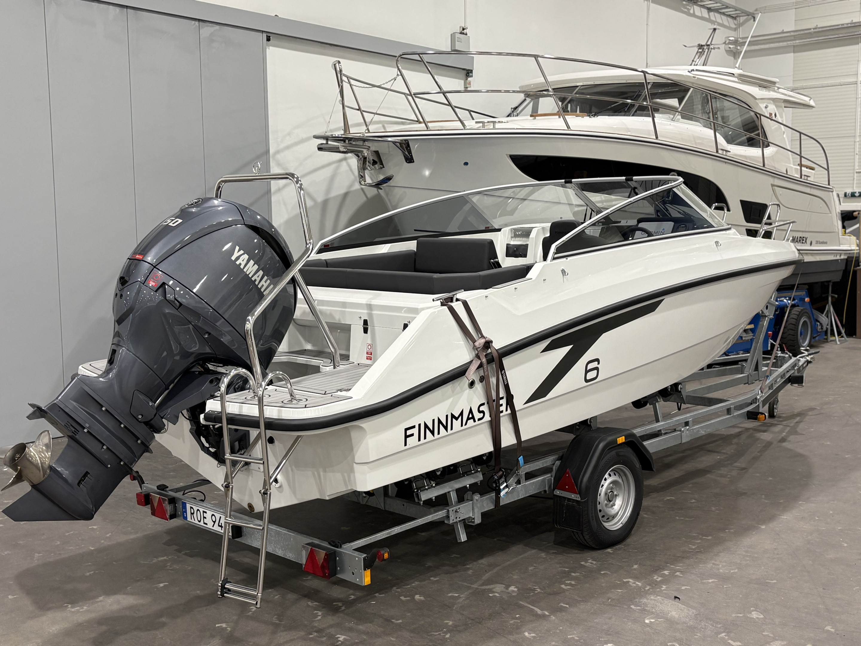 Produktbild 1 - Finnmaster T6 ink. F150 + Fogelsta 80km/h trailer Förmedlingsuppdrag 2023