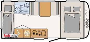 [general.product.image.short] 1 - Dethleffs Summer Edition 500 QSK 3er Etagenbett 2026