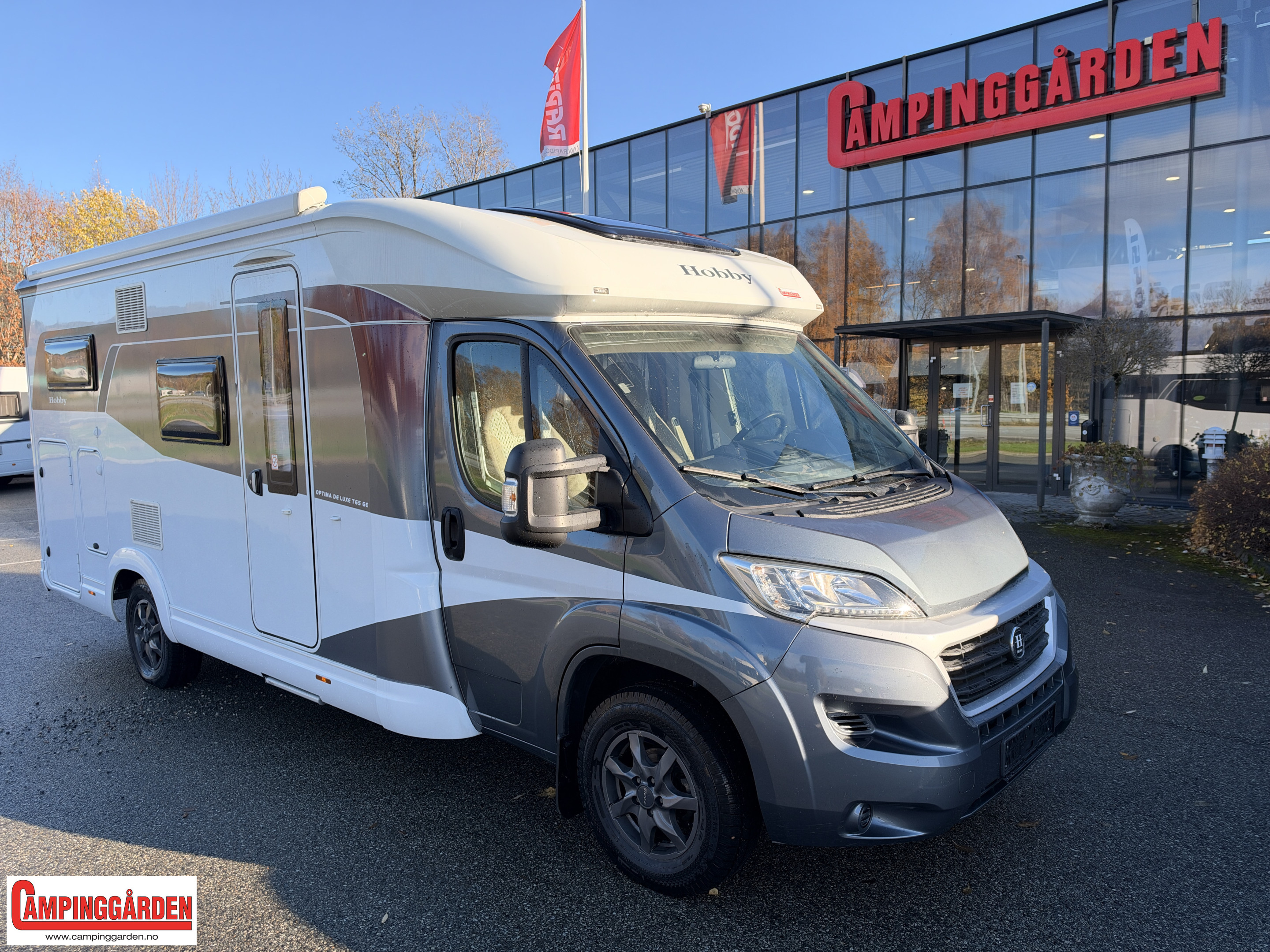 [general.product.image.short] 1 - Hobby Optima T65 GE | Kun 28.000 km | Nye vinterdekk | CarPlay | God nyttelast 2017