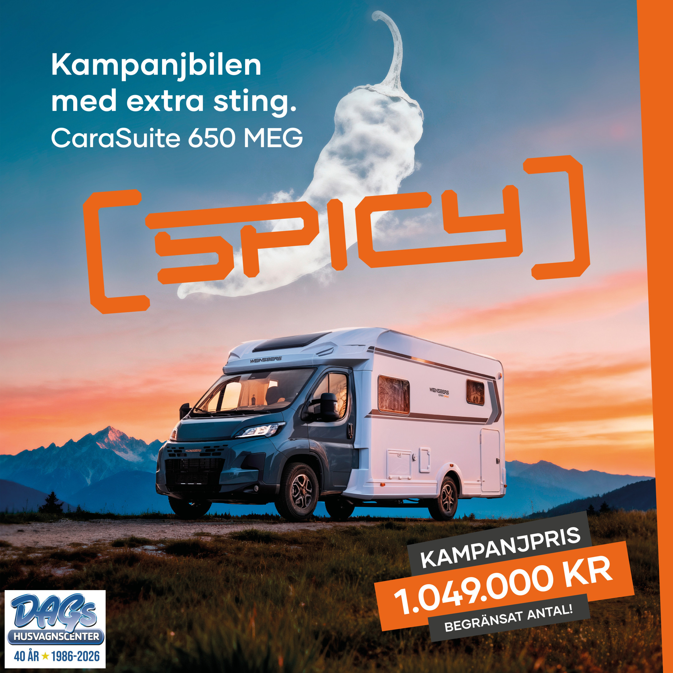 Produktbild 1 - Weinsberg CaraSuite 650 MEG Edition Spicy 2026