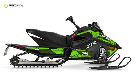 Produktbild 1 - Arctic Cat ZR 200 ES Med Green/Black 2025